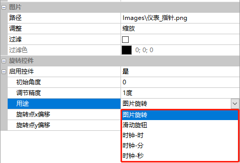 旋转控件如何使用？