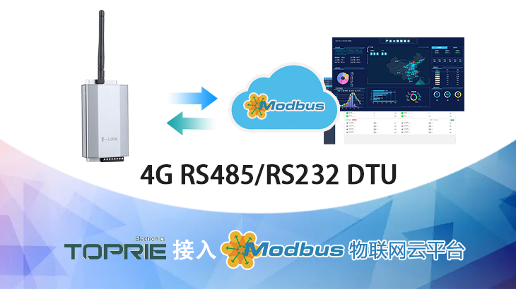 最佳实践 · 拓普瑞 4G DTU 接入 MODBUS 物联网平台￼