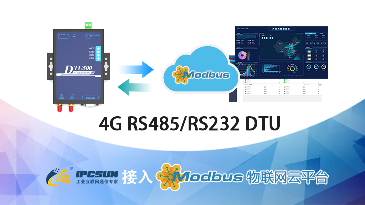 最佳实践 · IPCSUN 4G DTU 接入 MODBUS 物联网平台