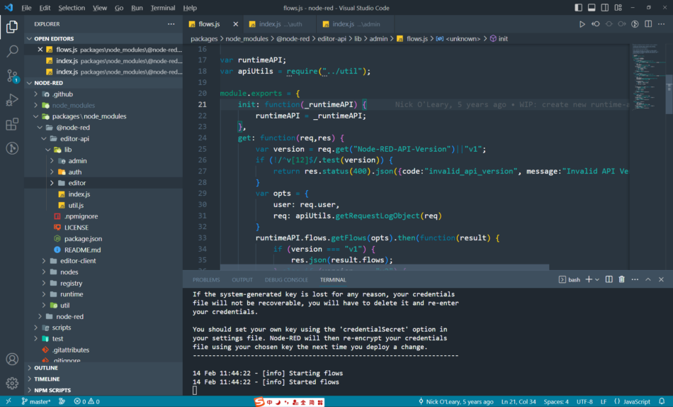 Node-RED editor-api 部分源码解析