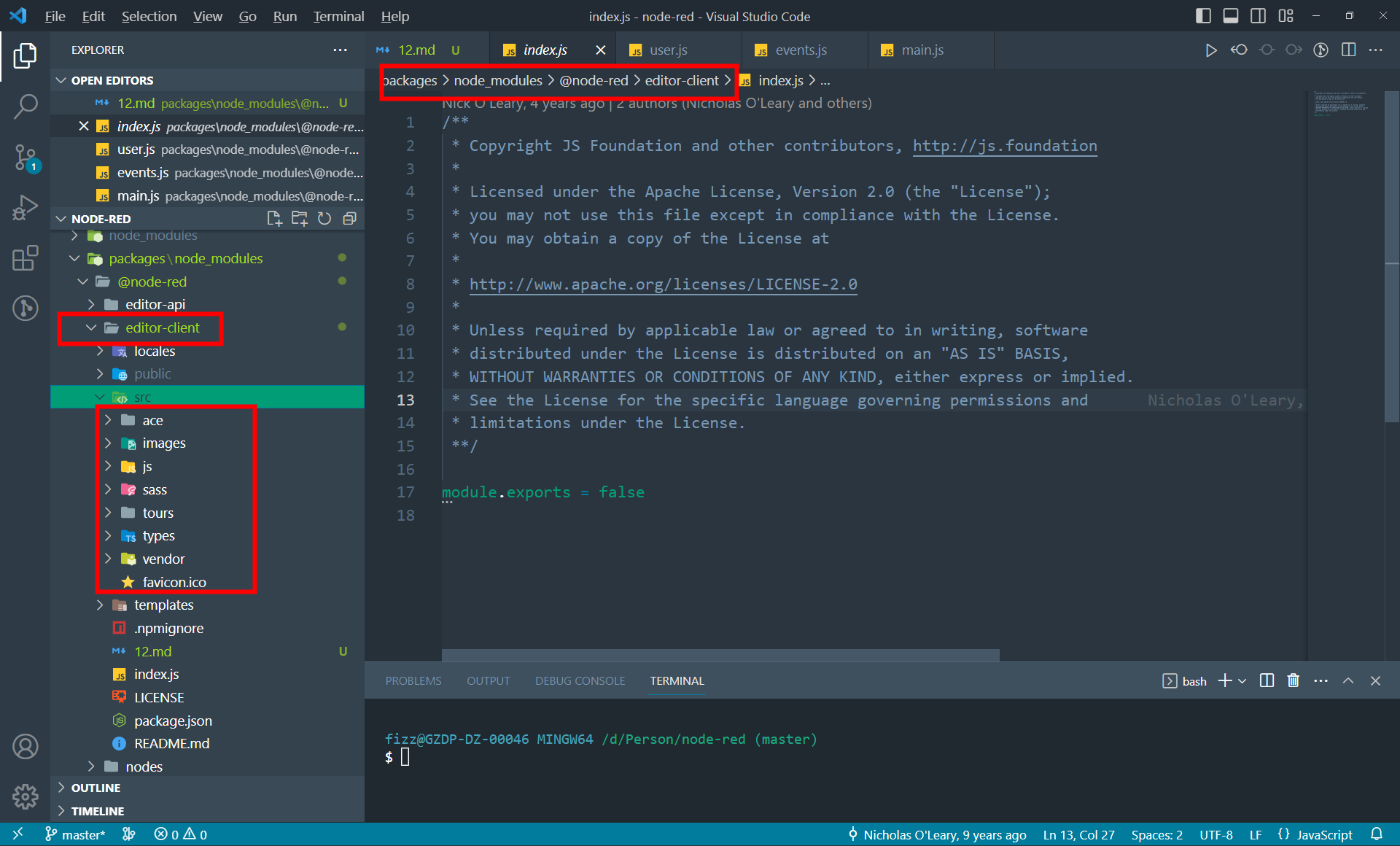 node-red editor-client模块 源码解析