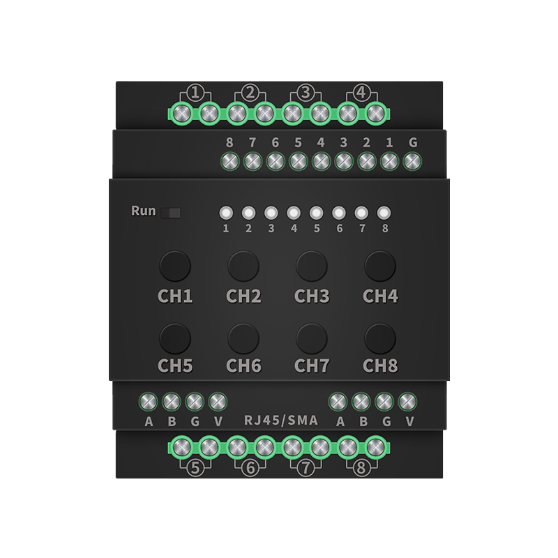 8入8出Modbus继电器模组-适用于智能家居，商业照明，智能农业等一些自动化的邻域